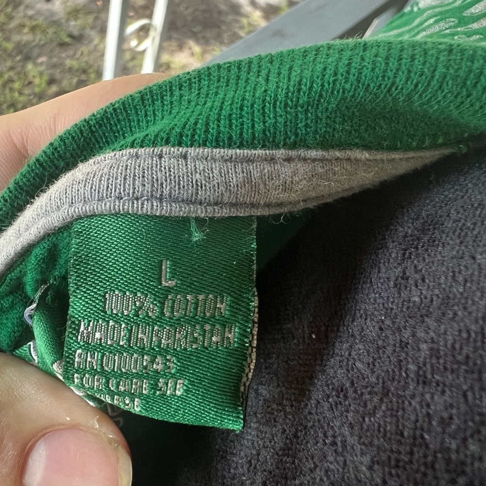 Evolution Green Chain Pattern Shirt - Picture 3 of 3